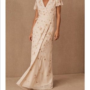 BHLDN Plymouth Dress in Oyster - sz. 4